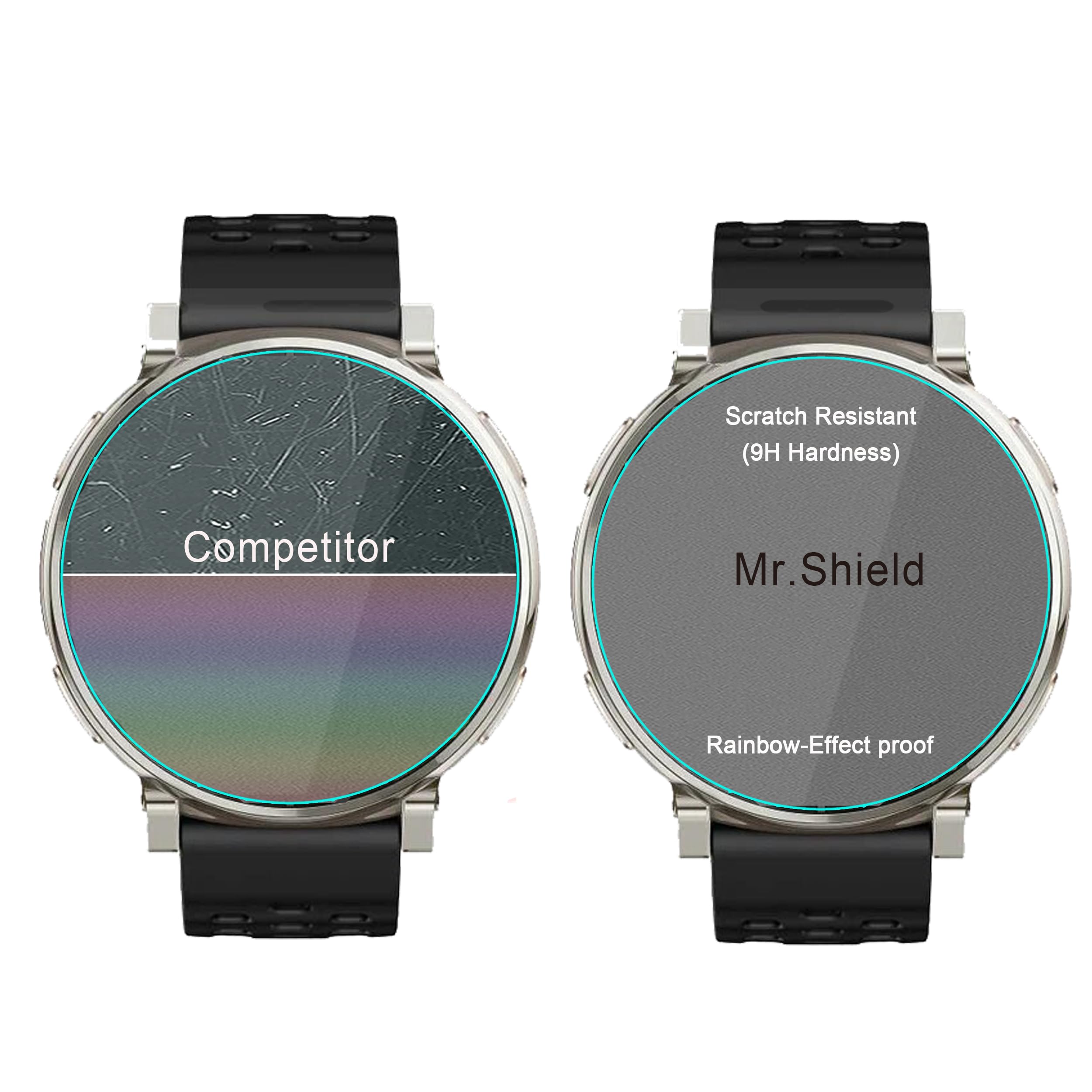 Mr.Shield 2 Sztuki Hartowane Szkło Ochraniacz Ekranu do Acer Iconia V13-11M | 12.95 Inch Odporny na Zarysowania HD Przejaśniać Hartowane szkło 9H