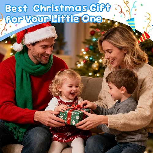 Miniatura 8 de Juguetes de baño para bebés de 1 a 3 años, 9 piezas, juguetes de baño para niños pequeños, flotantes, sin moho, juguetes de ducha para niños de 12