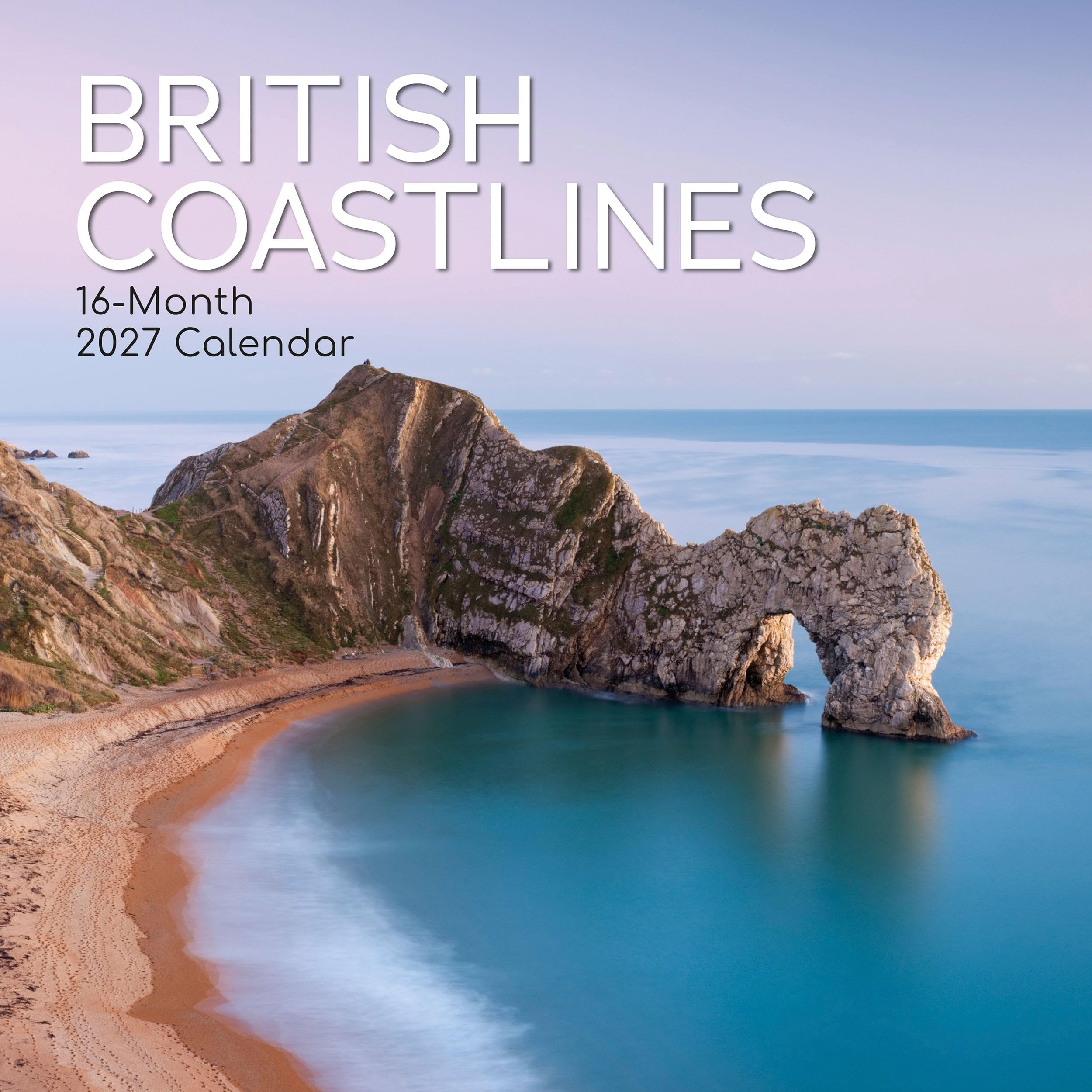 TGSC | British Coastlines 2026-2027 Calendar, 16-Month Square Wall Calendar (Sept 2026-Dec 2027), UK Planner with Coastal Photography, Home or Office Organiser | 30 x 30 cm
