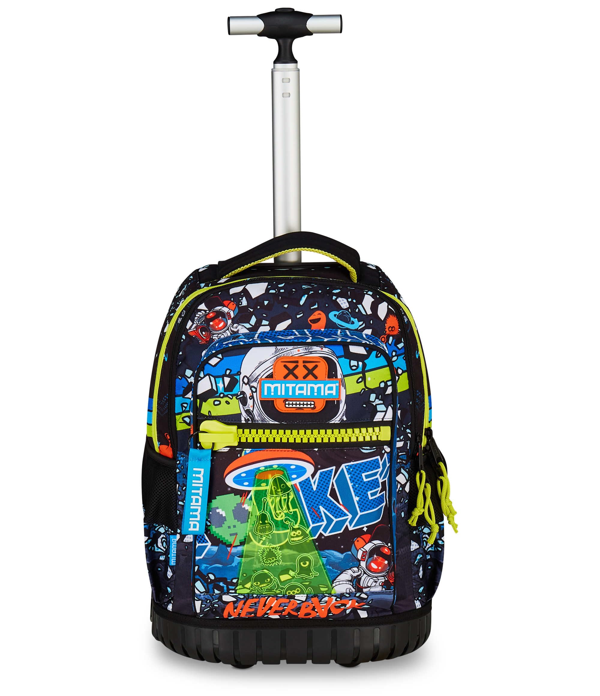 Mitama Trolley Run Extra DISCO SPACE, 33 Lt, Tasche multifunzione, Spallacci uso zaino, Per bambini, scuola elementare e media, Tempo libero e viaggi