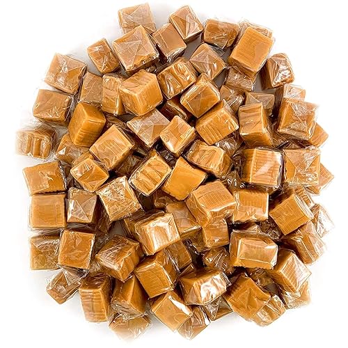Miniatura 4 de Cuadrados de caramelo prémium  Bolsa de 3 libras de caramelos suaves Dulce De Leche envueltos individualmente, perfectos para oficina, hornear,