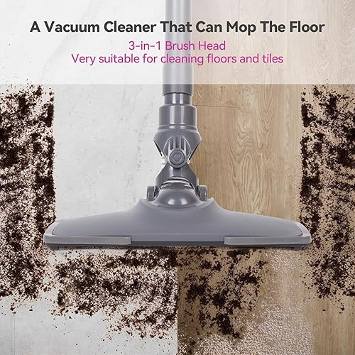 Miniatura 2 de FACGGJL Corded Stick Vacuum Cleaners Best Rated,Three in-one Lightweight Stick Vacuum 14KPA Powerful Suction Double dust Cup Design Corded