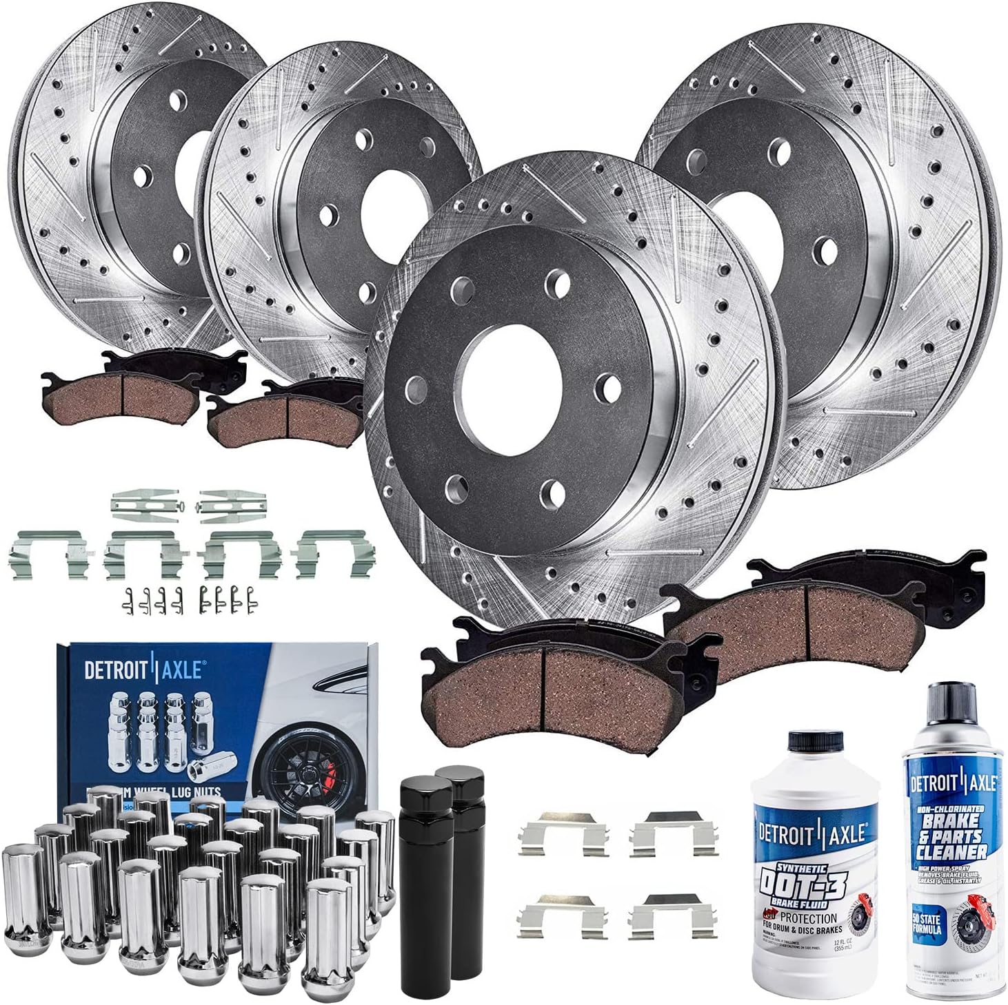 Brake Pad Set For Enclave Rainier Colorado SSR Trailblazer EXT Traverse FT37K3 E