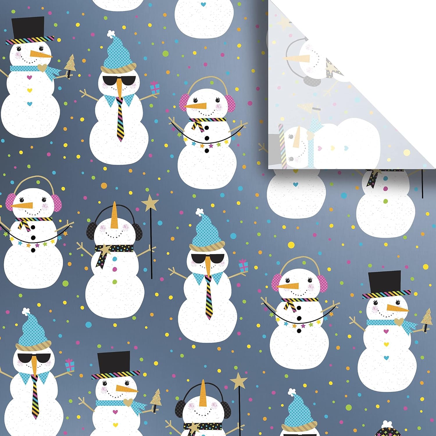 Jillson Roberts Christmas, Winter Holiday Tissue Paper Assortment for Gift Bags, Presents, Party Favors, DIY Crafts, Kids, 6 Pack, 24 Sheets Total