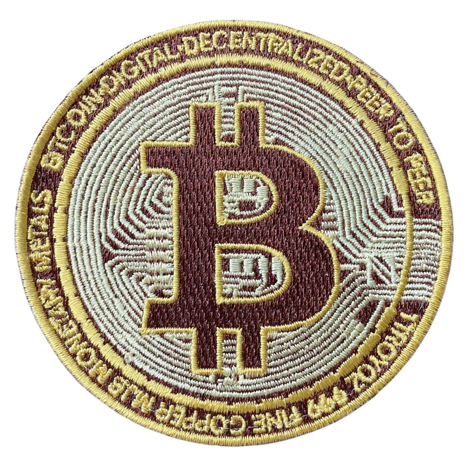 Amazon.co.jp: ワッペン屋Dongri ベルクロワッペン マジックテープワッペン ビットコイン モチーフ 仮想通貨 刺繍 サバゲー パッチ  ワッペン 面ファスナー ミリタリー A0243 : ホビー