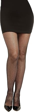 Dreamgirl womens Plus Size Back Seam Fishnet Pantyhose