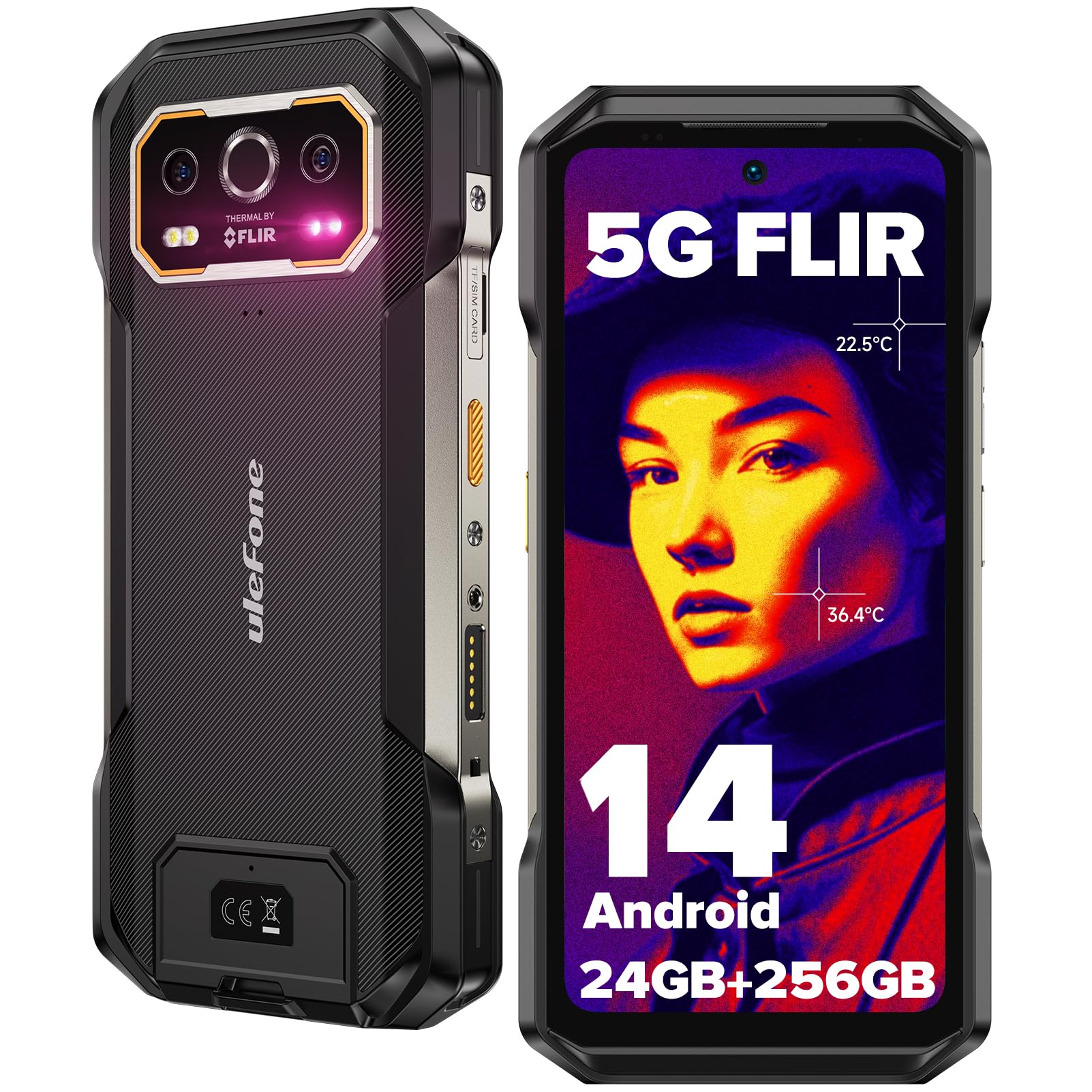 Amazon.com: Ulefone Armor 27T Pro 5G Rugged Smartphone Thermal 