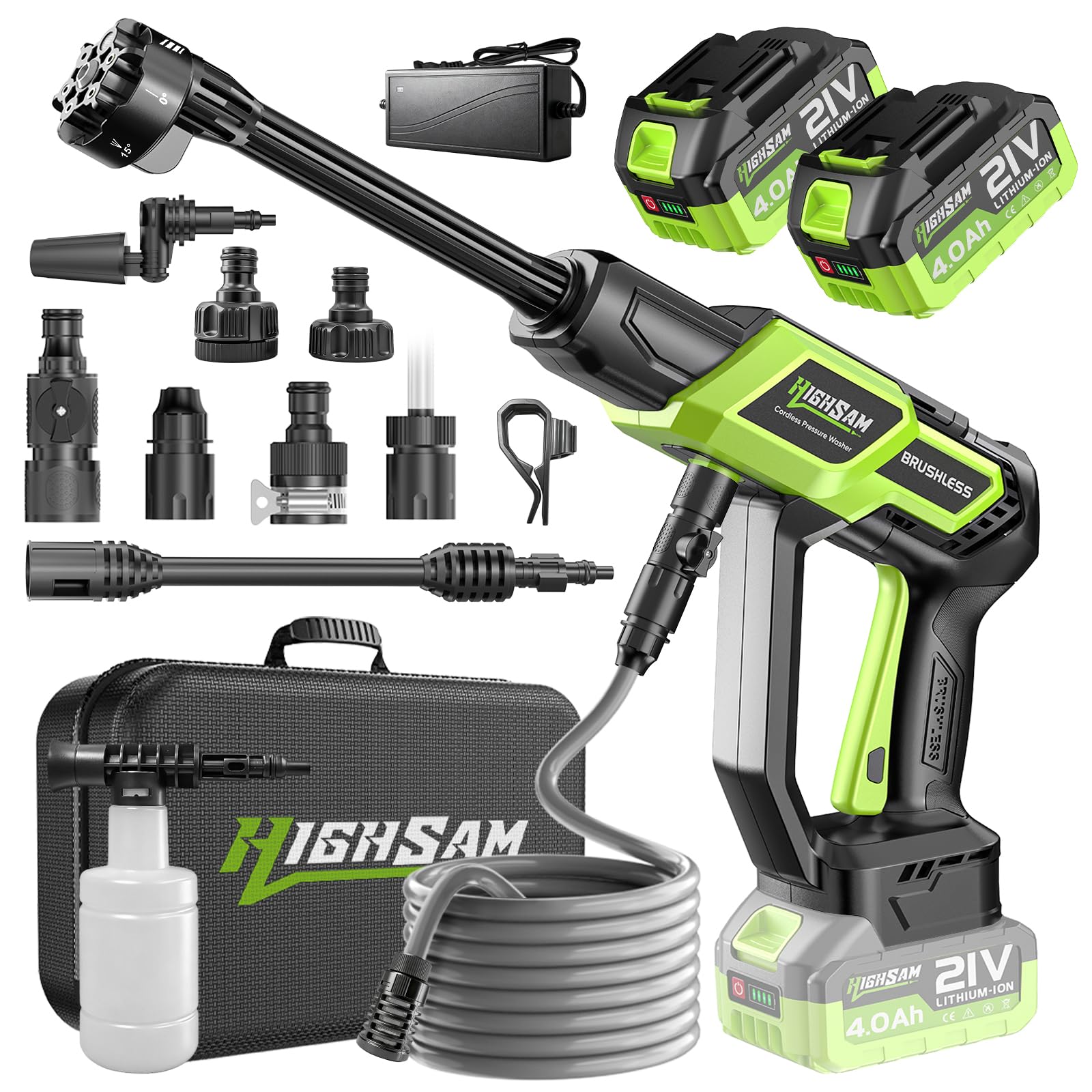 Photo 1 of Highsam Cordless Handheld Washer, 1200W Brushless Motor