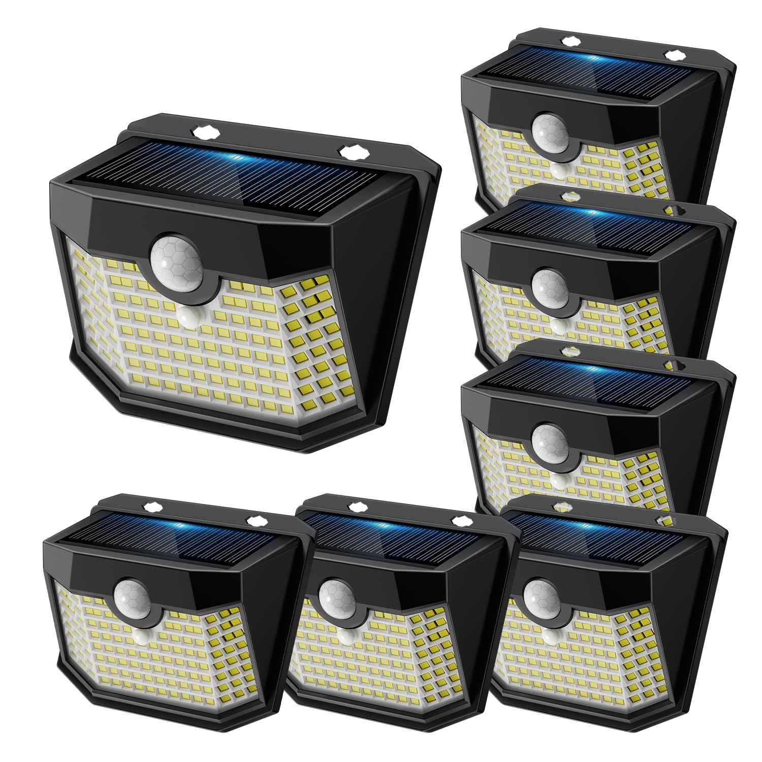 Aootek Solarlampen für Außen mit Bewegungsmelder, Garten, 120 LED