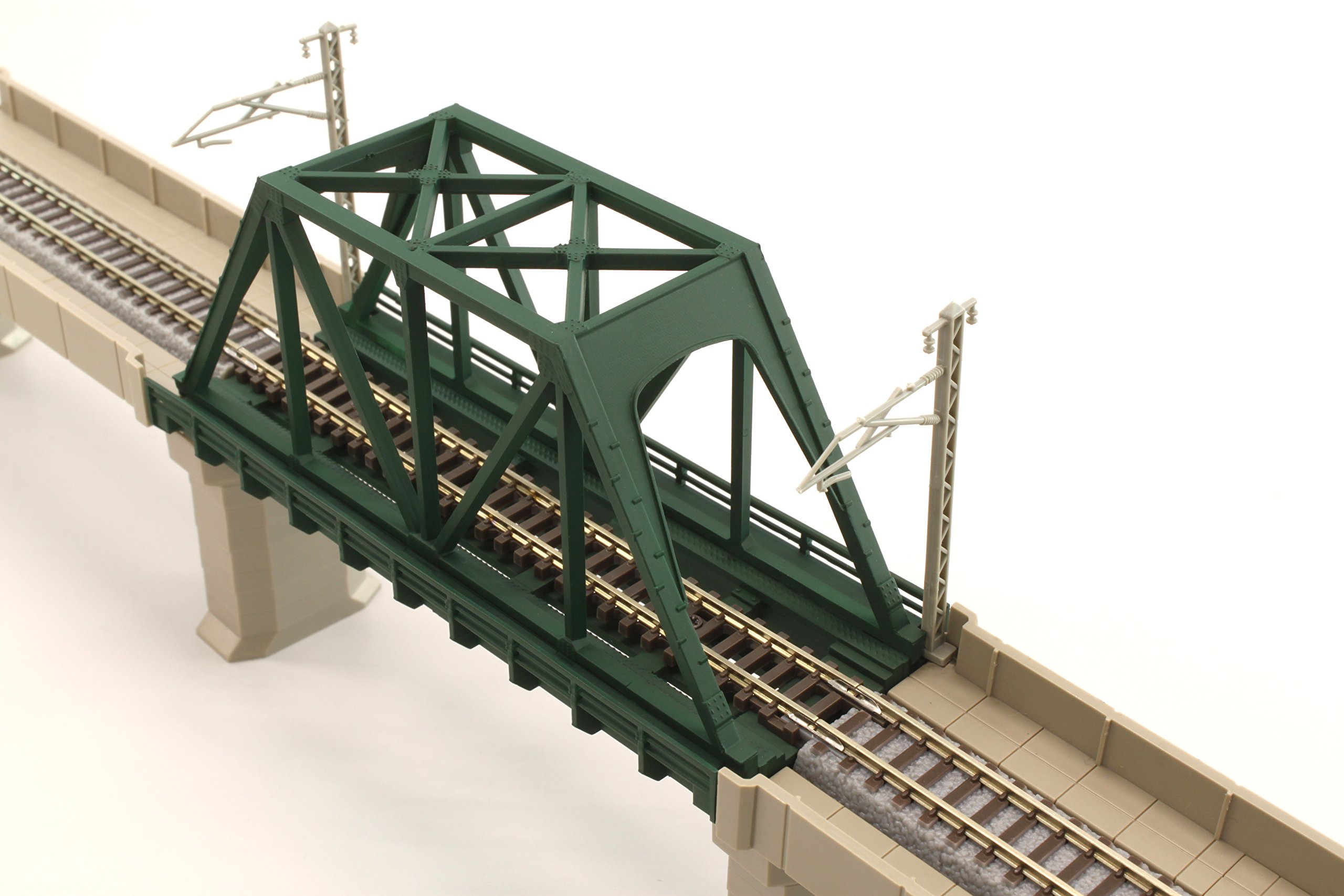 Amazon | ロクハン Zゲージ R089 単線トラス鉄橋 短 緑 | 鉄道模型 通販