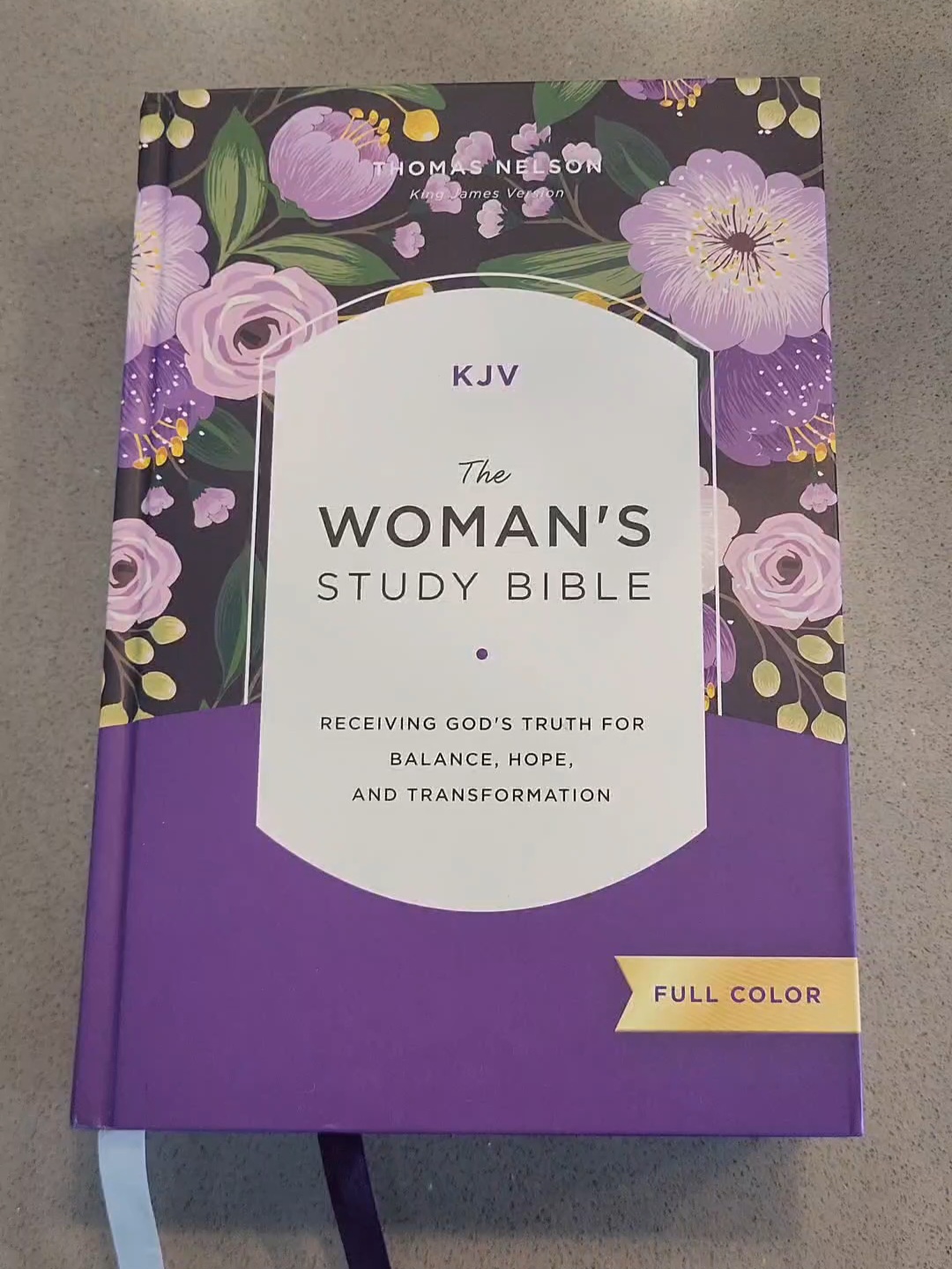新品未使用　The Woman’s Study Bible NIV, The Woman's Study Bible, Hardcover, Full-Color