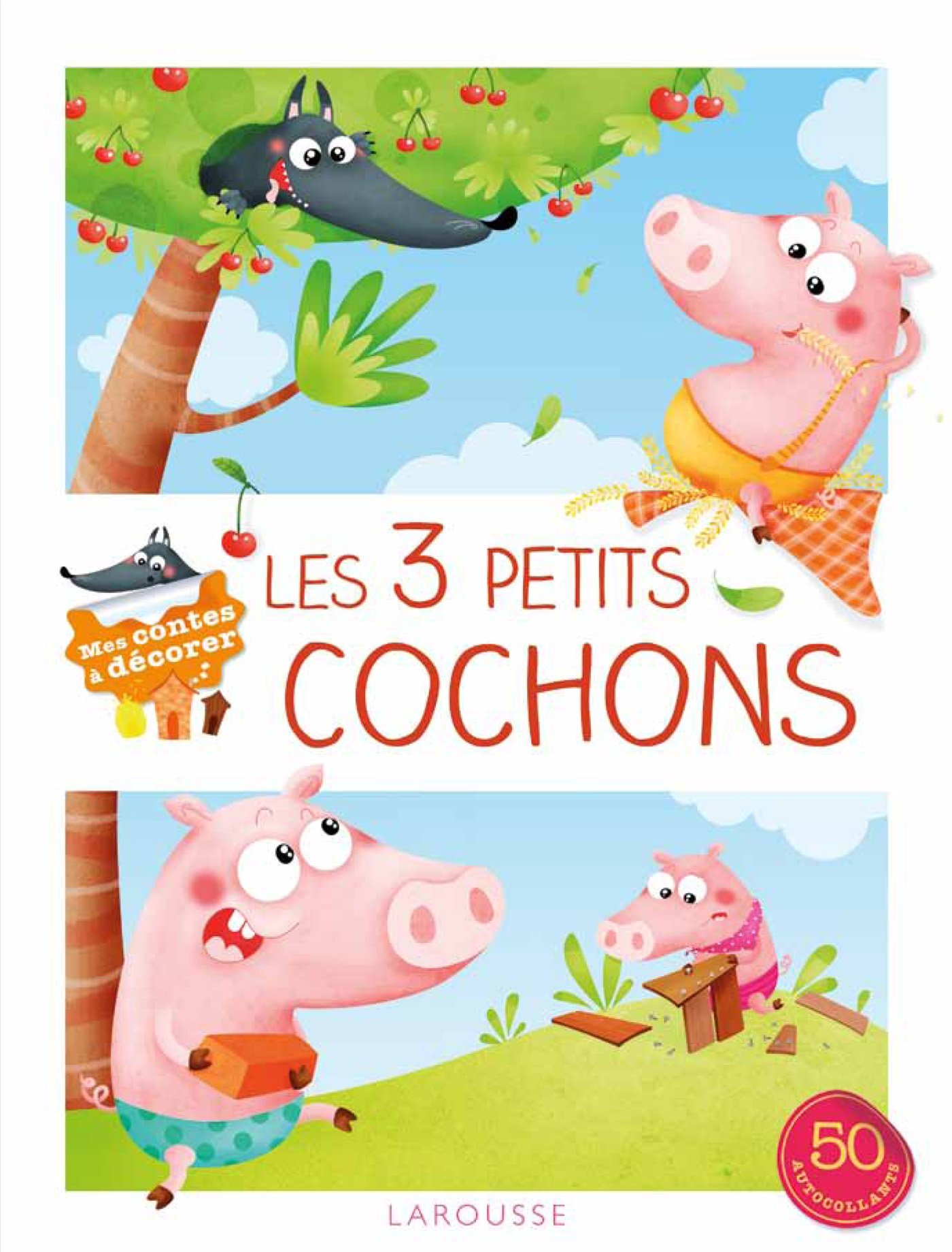 Auteur Des Trois Petit Cochons Mots Croisés Amazon.fr - Les trois petits cochons - Lebrun, Sandra, Bossrez, Elodie -  Livres