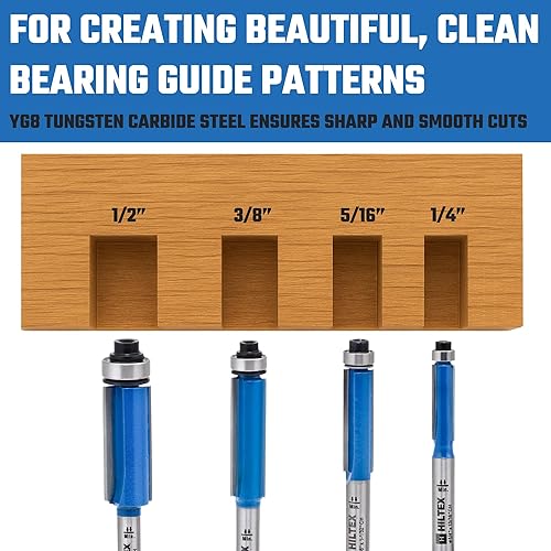 Miniatura 36 de Hiltex 10100 carburo de tungsteno brocas de rebajadora 15 piezas