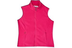 Women's Classic-Fit Sleeveless Polar Soft Fleece Vest (Available in Plus Size): The...