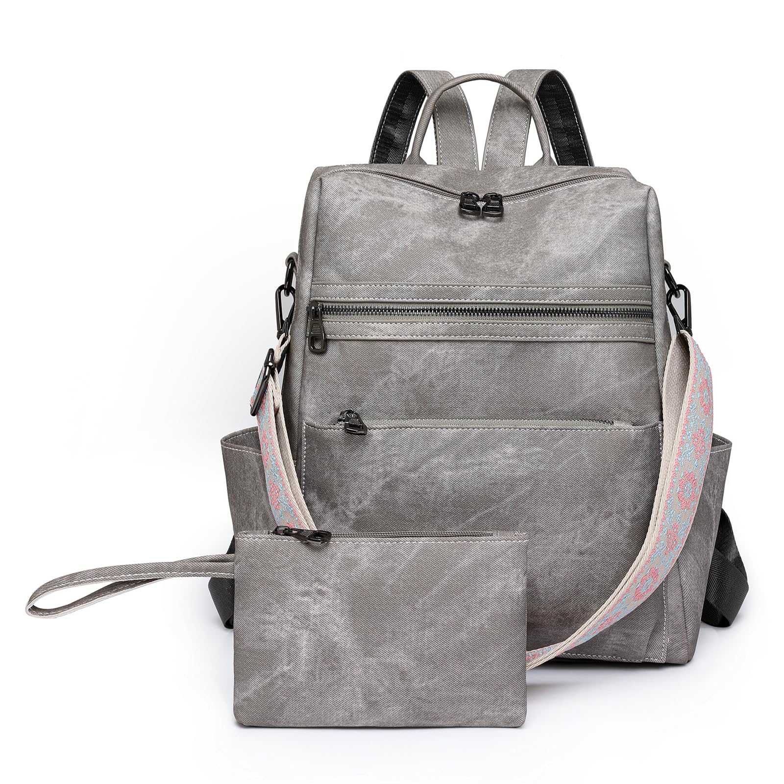 Mochila de moda para mujer, multiuso, gran capacidad, bolsa de viaje convertible