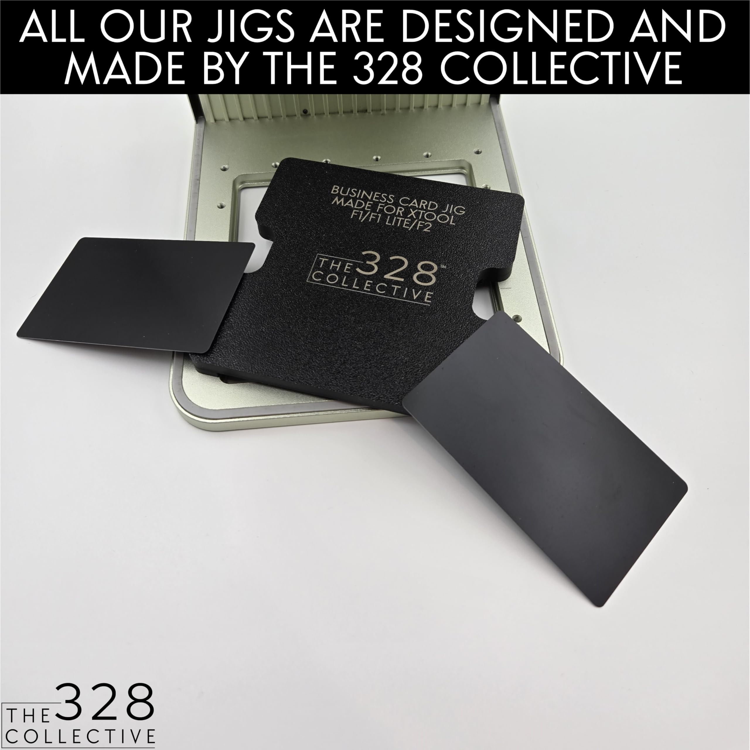 Business Card Engraving Jig for xTool F1, F1 Lite & F2 – Precision