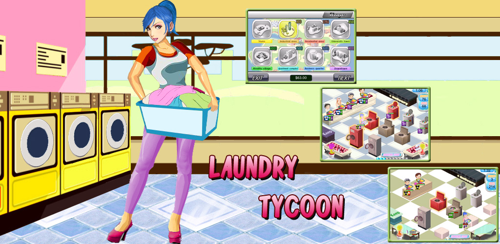 Laundry Tycoon HD App on Amazon Appstore