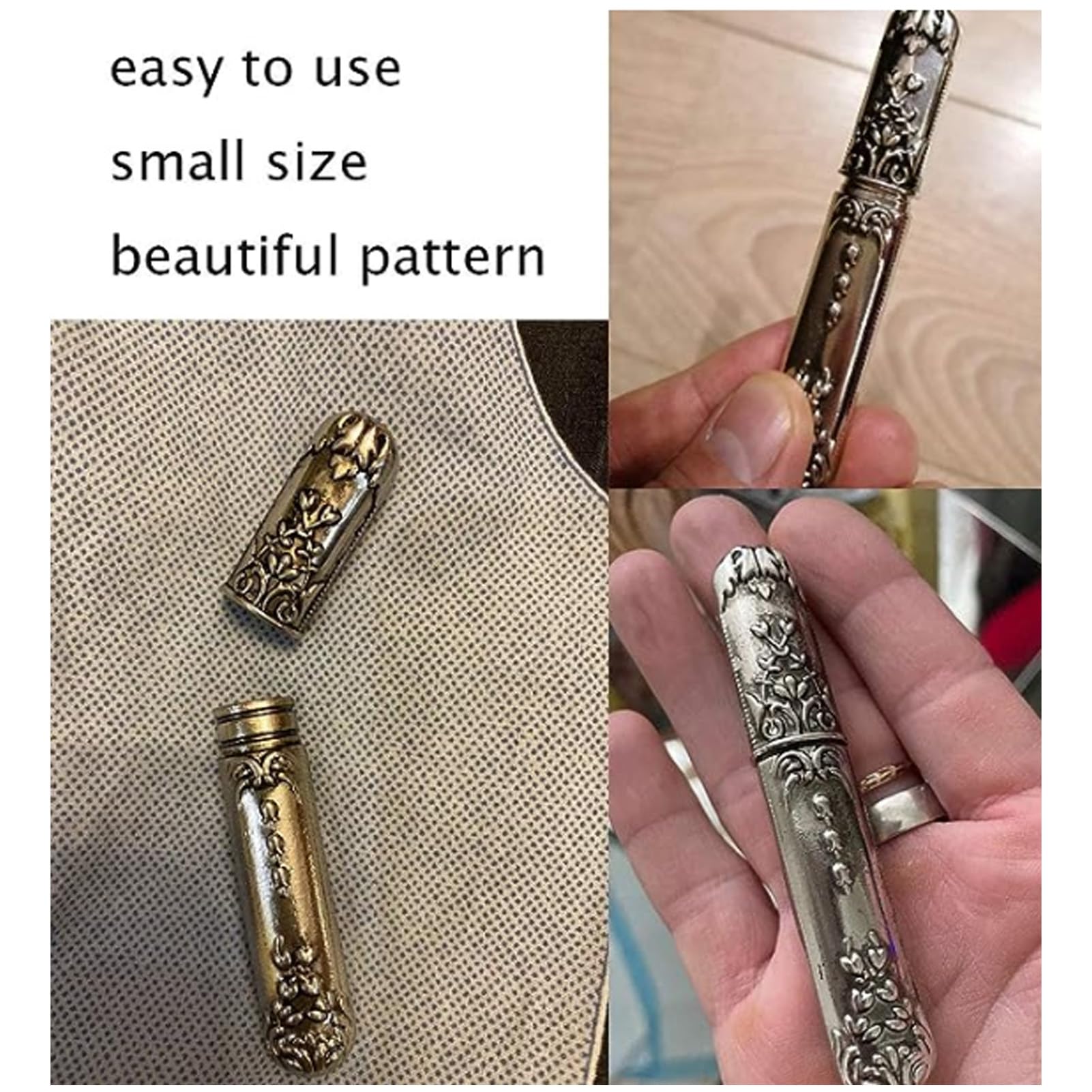 Sewing Needle Case, Vintage Needle Storage Sewing Needles Holder, Sewing Storage Case 3. 5x0. 8in for Sewing Supplies and DIY Projects