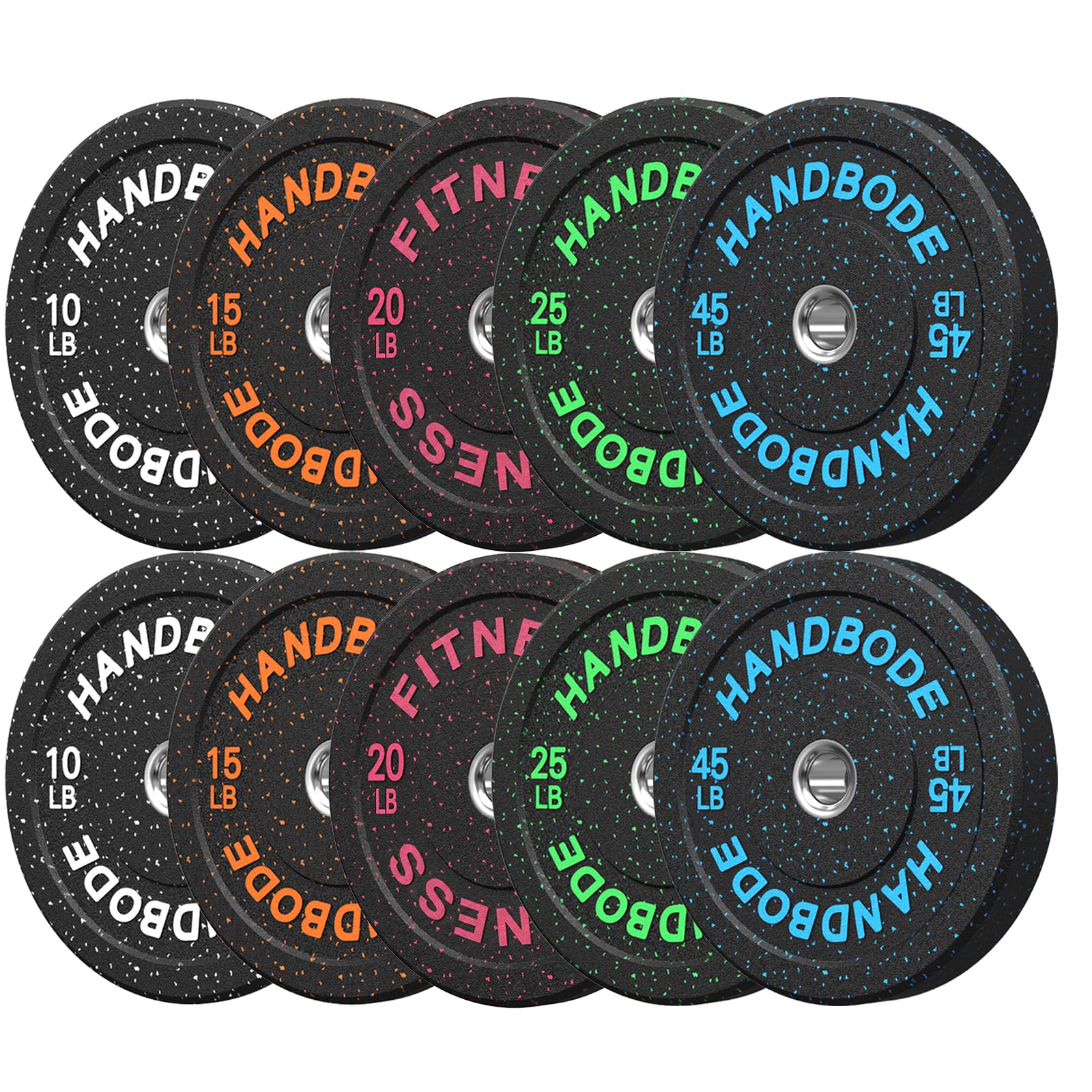 HANDBODE Bumper Plates Set