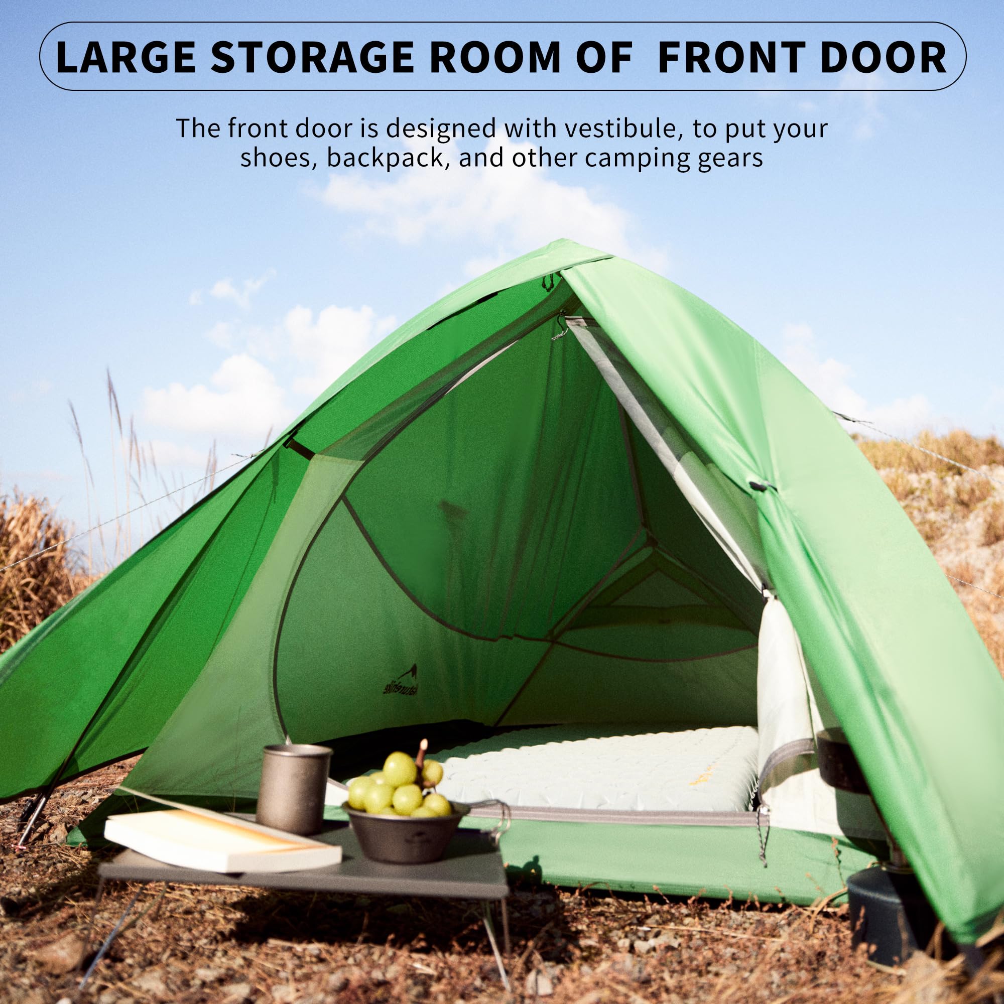 Amazon.com : Naturehike Cloud-Up 1 Person Tent, Lightweight