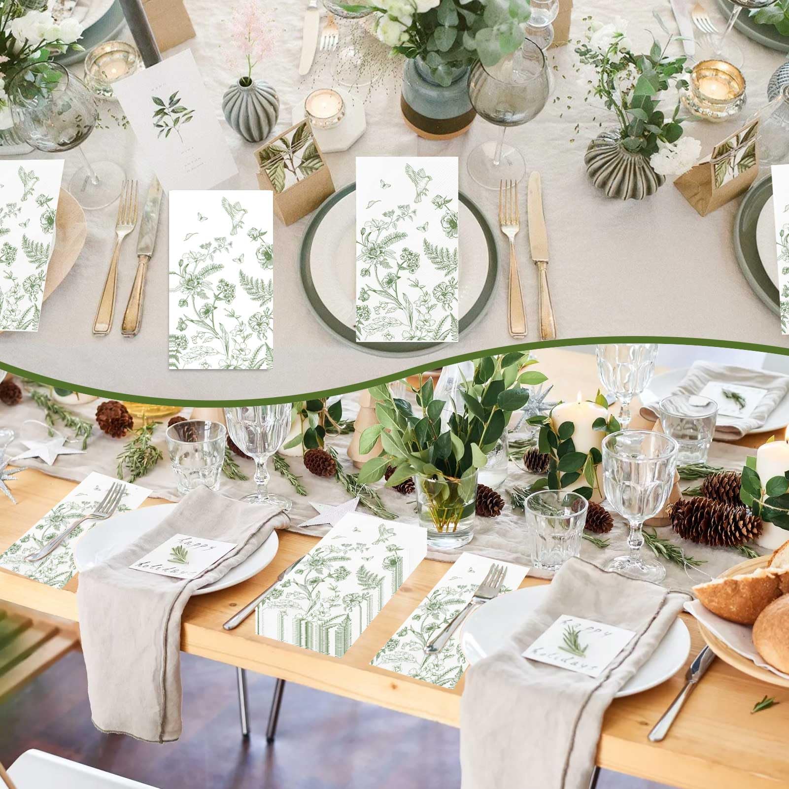 100 Toallas De Mano Desechables, Servilletas De Papel Para Bano Bodas Hotel  Servilletas Suaves Y Absorbentes Airlaid Para Invitados~p130256110, image size:1601x1601