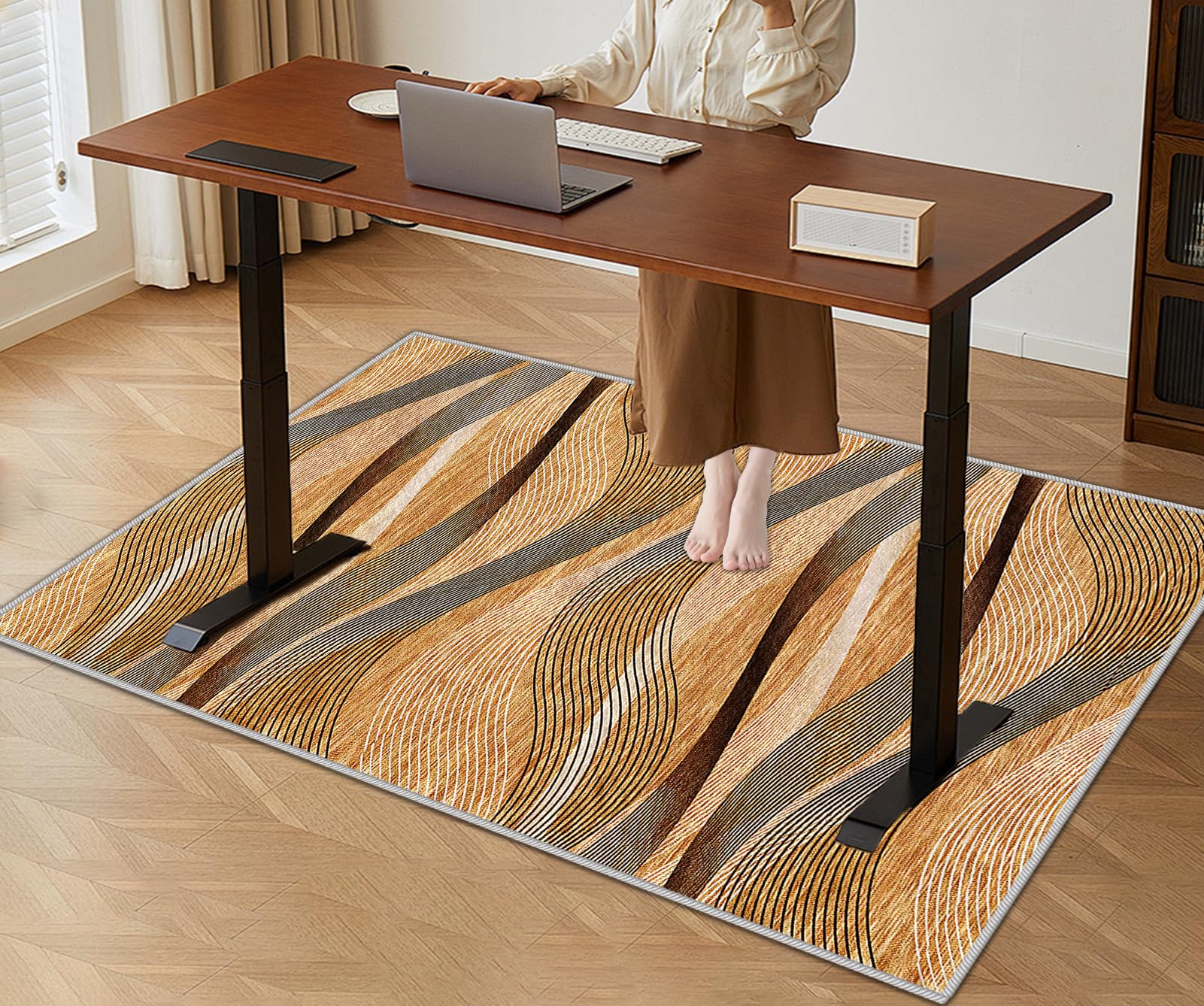 Bürostuhl Unterlage Teppich Rutschfest 180 x 200 cm Bodenschutzmatte Bürostuhl Schreibtischstuhl Unterlage Gaming Teppich Computerstuhl Mehrzweck Bürostuhlunterlage Für Hartböden Parkett Laminat