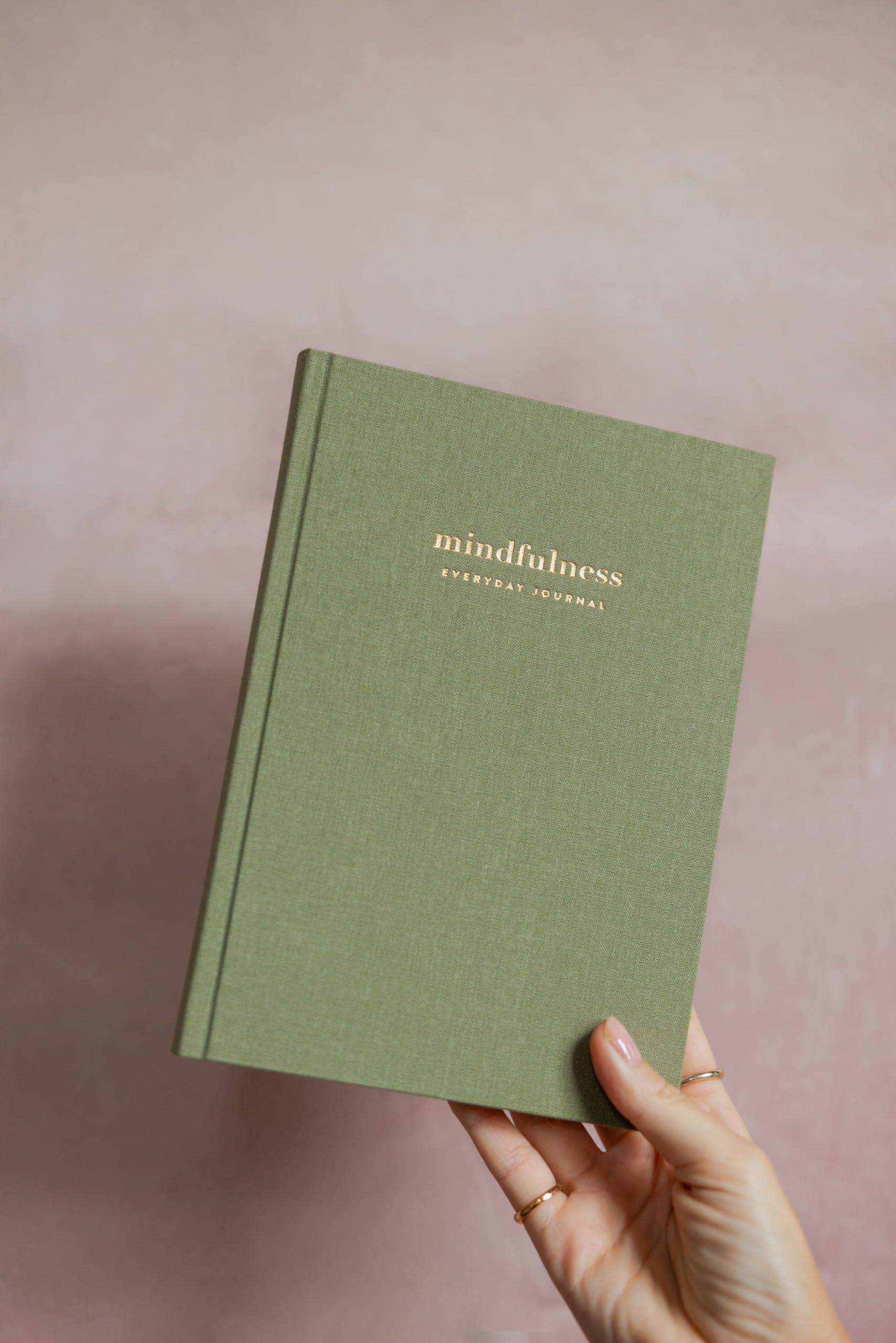 The Inspired Stories Mindfulness Everyday Journal - Personal growth undated diary/Morning thoughts, evening reflection, affirmations, gratitude, positive daily habits, self-care, wellbeing (Green)