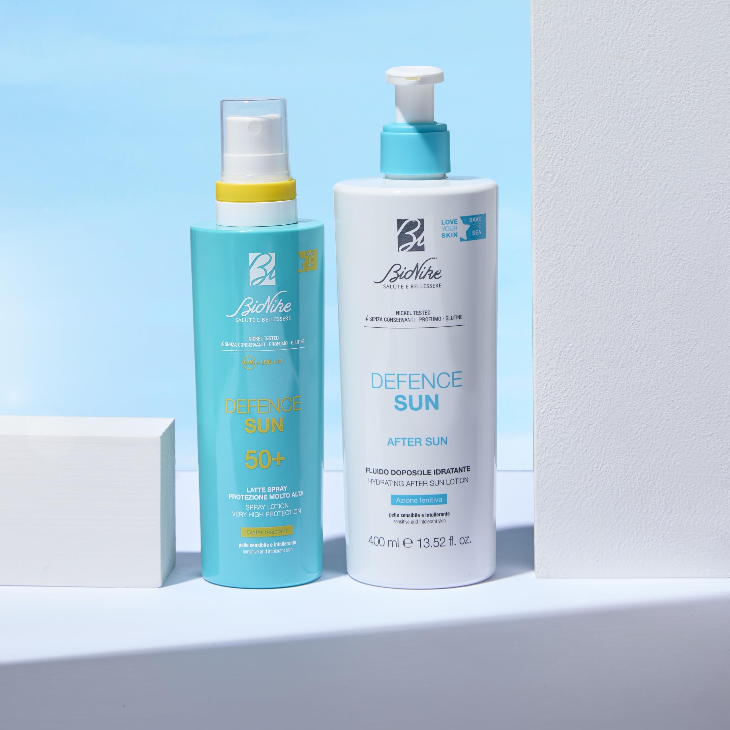 Bionike Defence Sun - Fluido Doposole Corpo Baby & Kid, per Pelli Sensibili e Intolleranti, Azione Riparatrice e Lenitiva, Riduce Rossore e Contrasta Secchezza della Pelle, 200 ml