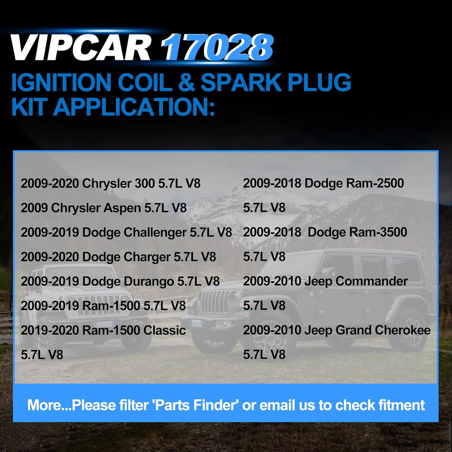 8+16 Ignition Coil Pack and Iridium Spark Plugs Set Compatible with Dodge 2008-2020 Ram Pickup 5.7/6.4L, Charger Challenger, for Chrysler 2009-2020 300 5.7/6.1L Aspen, 2008-2019 Grand Cherokee