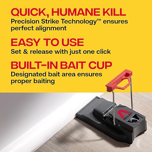 Miniatura 3 de Victor M140B Quick-Kill - Trampa para ratones, 2 trampas reutilizables para ratones