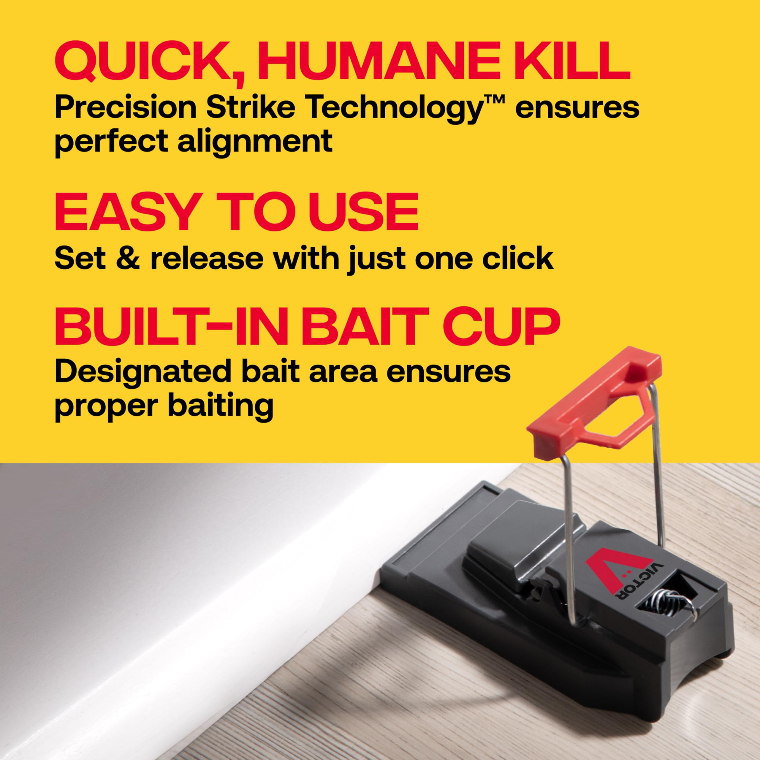 Victor Quick-Kill Mouse Traps - 6 Pack -3 Victor Quick-Kill Mouse Traps - 6 Pack -3