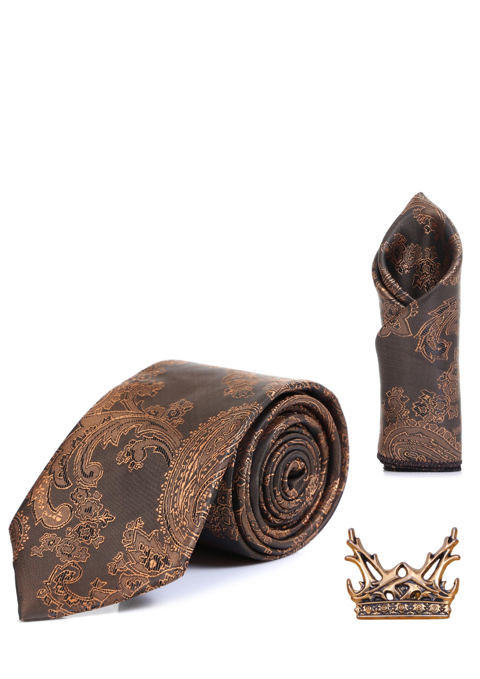 Premium Men’s Necktie & Pocket Square Combo – Elegant Formal Tie Set for Office, Wedding & Party Set (Available in 16 Colors)