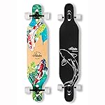 VOLADOR Urban Freeride Pro Longboard| Adaptive Cruiser 42inch| North America Maple| Camber Concave Drop Through Longboard Complete| Setup for Urban Commuting (Meditation)