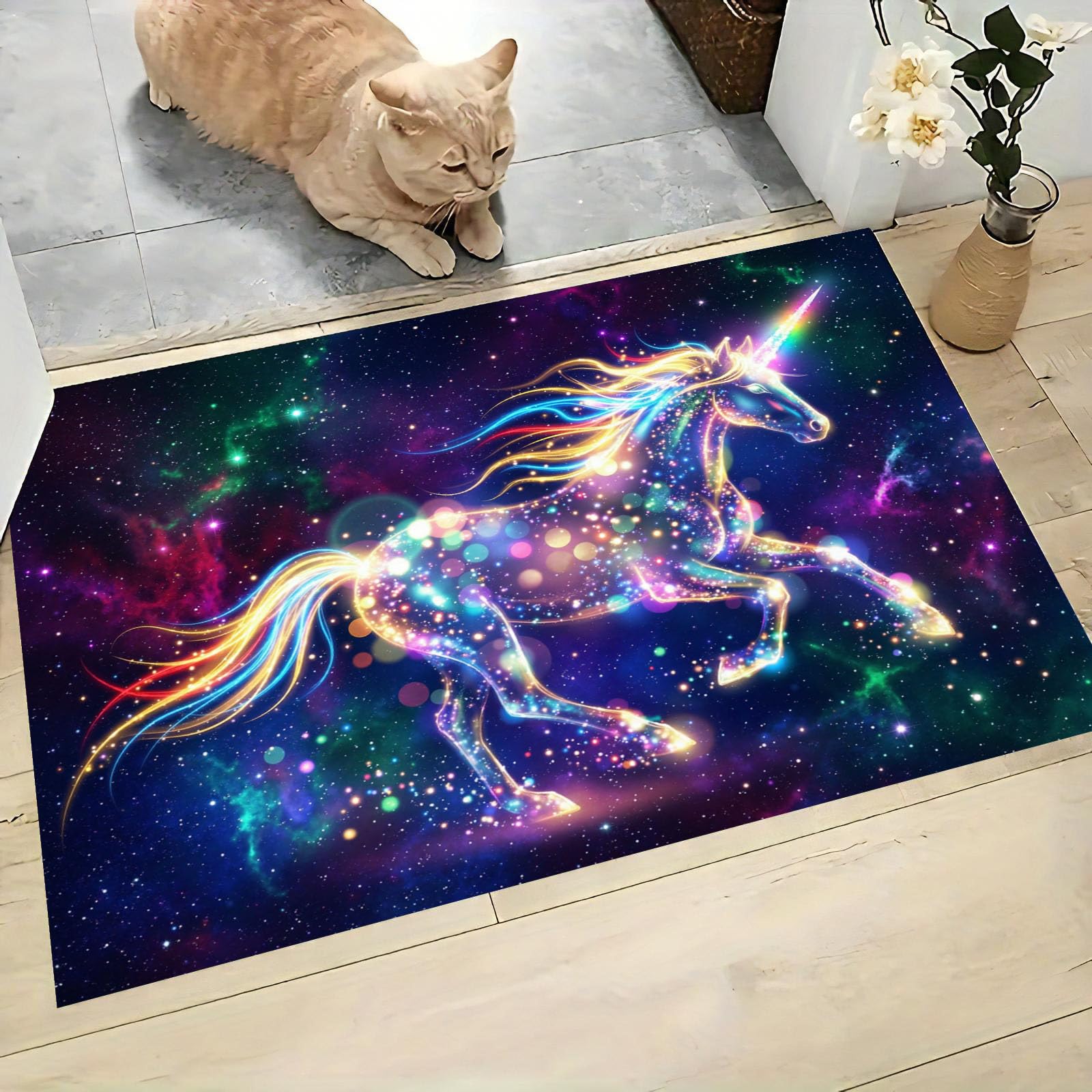 Paillasson intérieur antidérapant et absorbant tapis de sol lavable en machine 60x90