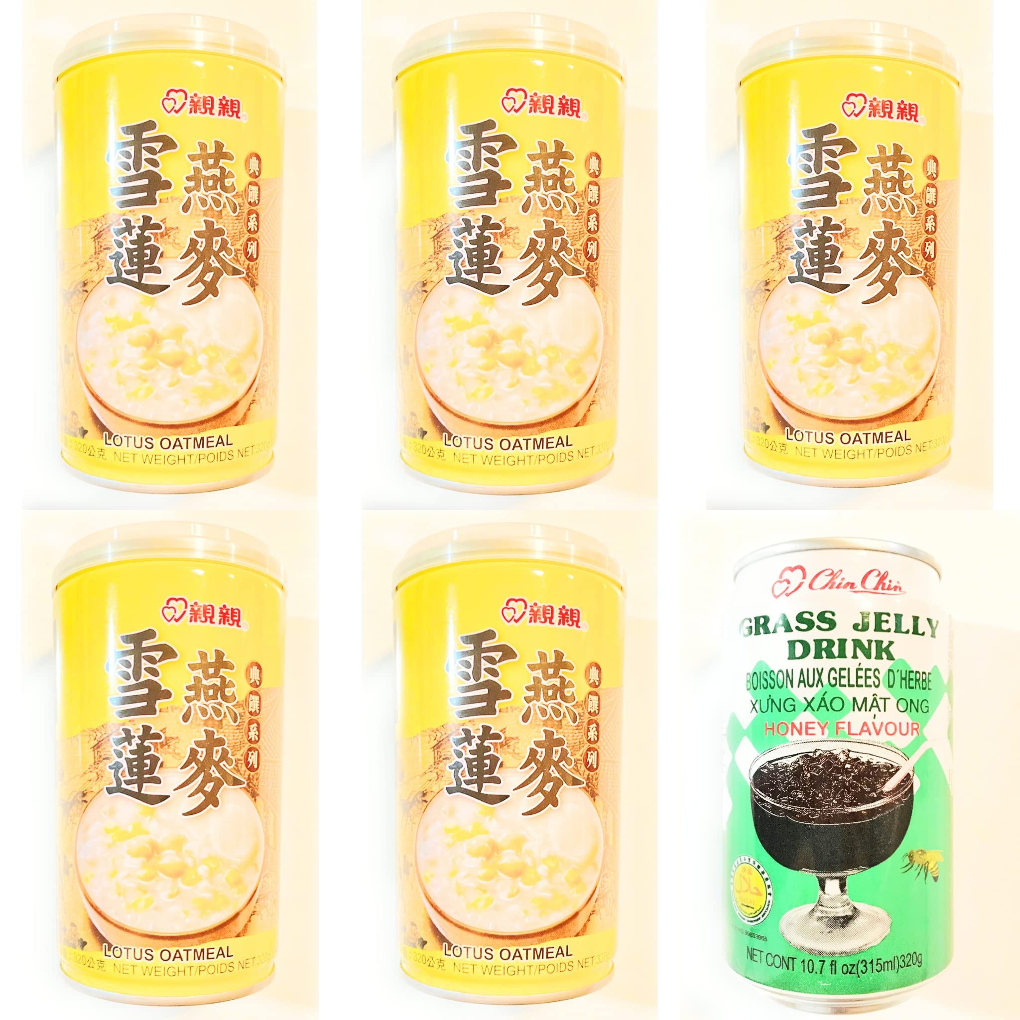 Amazon.com : Chin Chin Lotus Oatmeal 11 Oz(5 Cans) And Chin Chin