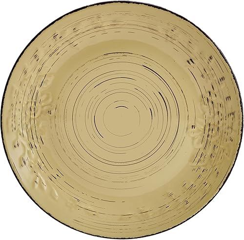 Miniatura 7 de Pfaltzgraff Trellis Sunflower - Juego de vajilla de 12 piezas, servicio para 4, amarillo