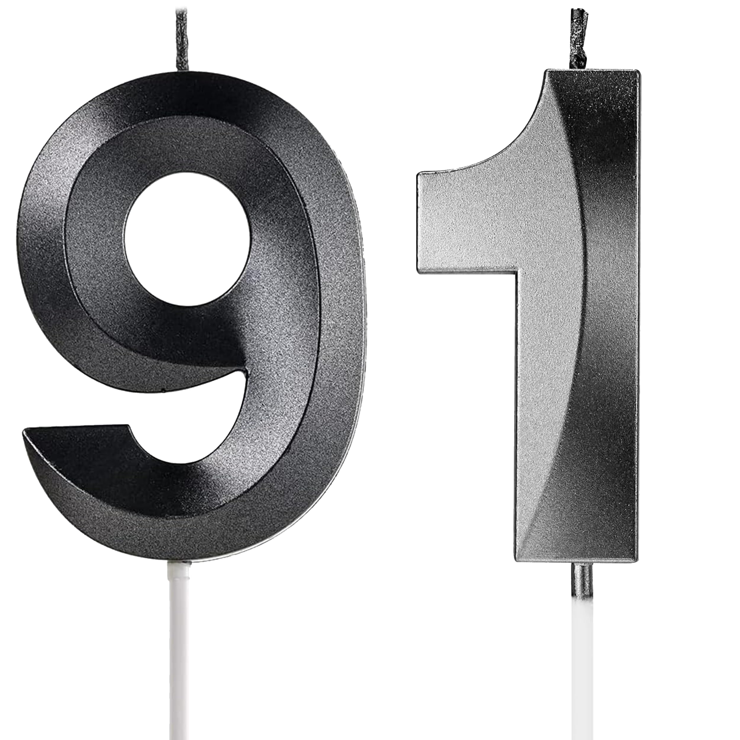 Birthday Candles Number Candles Age Year for Cakes Happy Birthday 3D Designed Wedding Anniversary Party Cake Topper Decorations