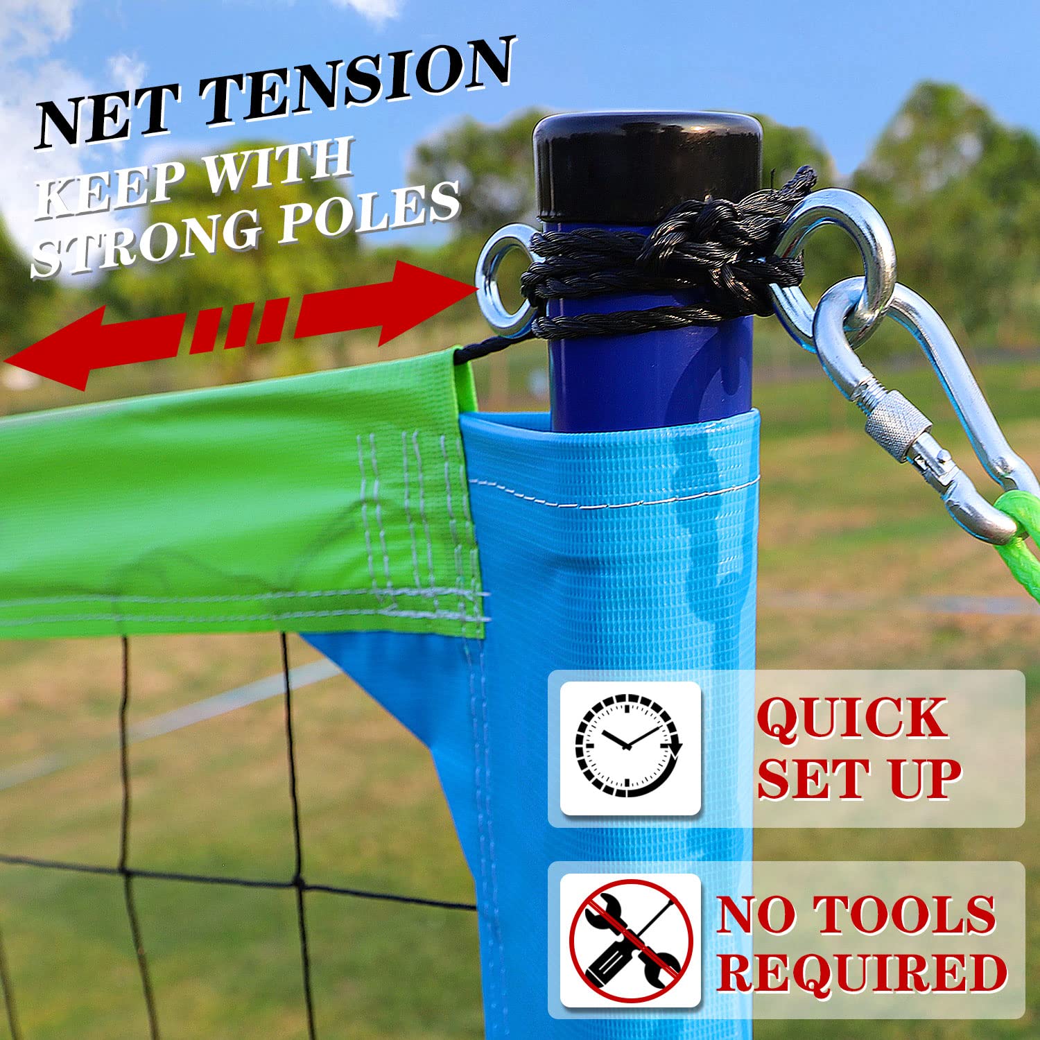 Zdgao Volleyball Net Outdoor Professional Volleyball Set