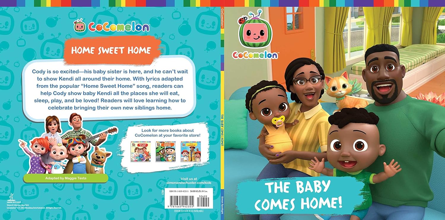The Baby Comes Home! (CoComelon)      Paperback – Picture Book, August 29, 2023