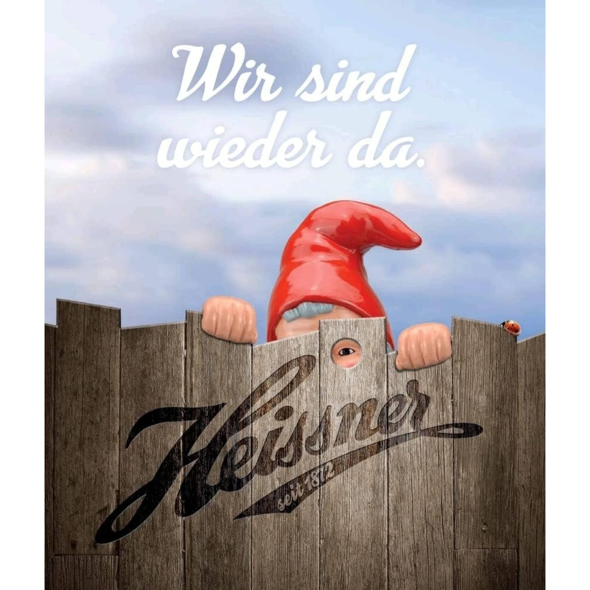Heissner Original Gartenzwerg Wendelin, Flötenspieler
