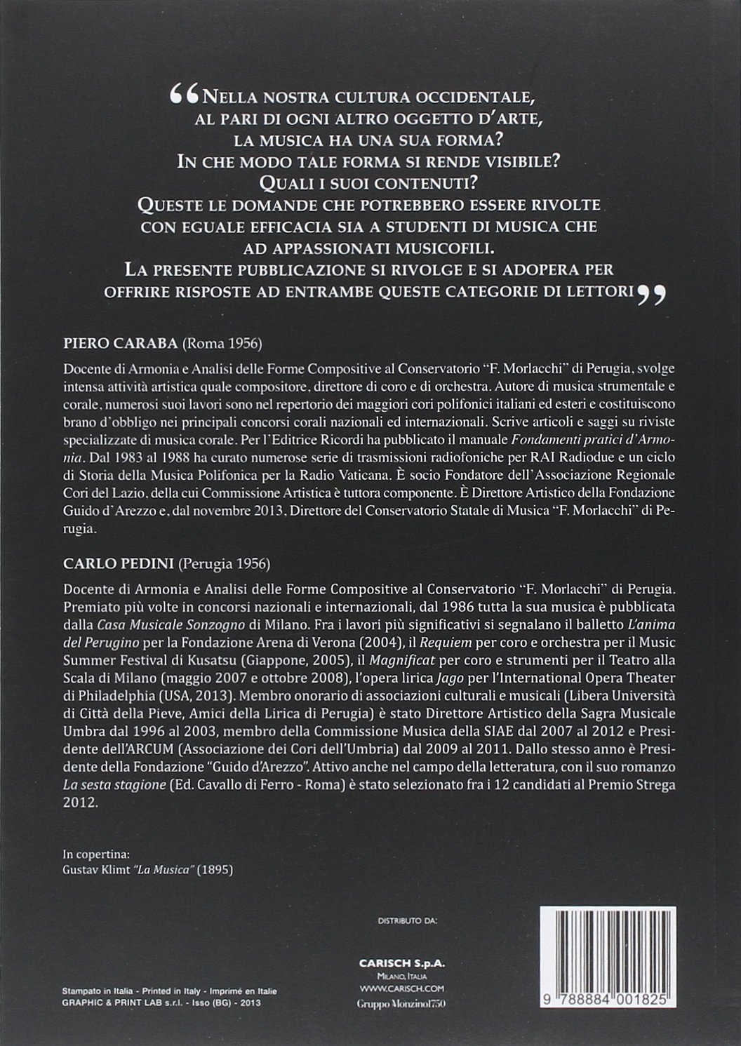Caraba-Pedini Le Forme della Musica | Analisi e Storia delle Forme Musicali Occidentali | Armonia e Concetti di Musica Medievale, Rinascimentale e Contemporanea | Libro Musicale per Insegnanti