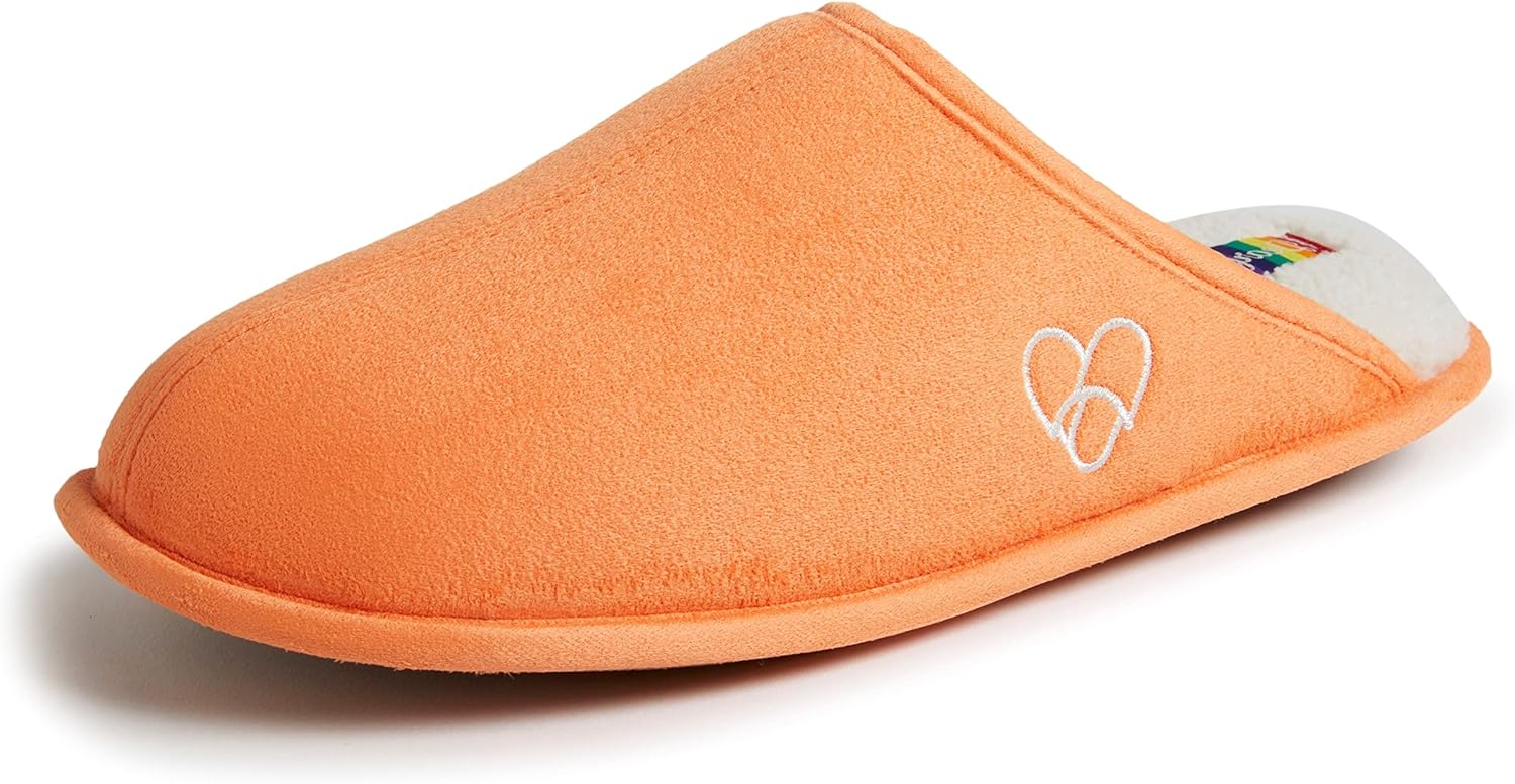 Dearfoams womens Celebrates Pride Scuff With Inclusive Sizing