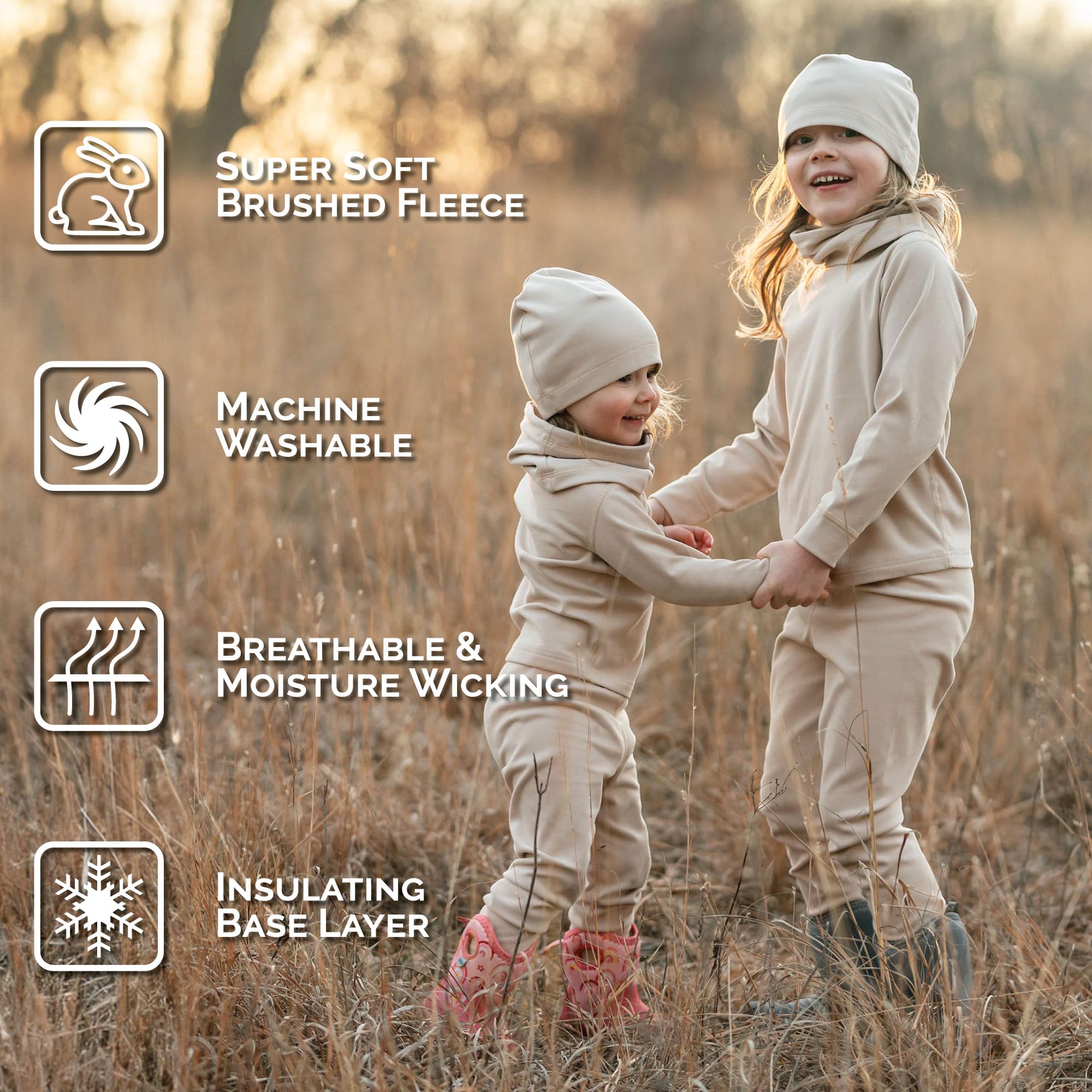 JAN & JUL Top termico per bambini e bambini