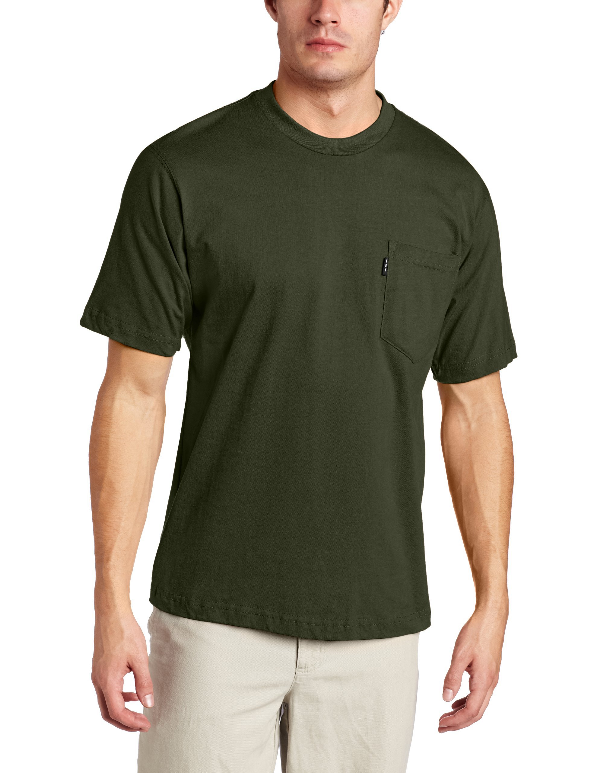 Key Industries Men's Big & Tall Short Sleeve Heavyweight Pocket T Shirt