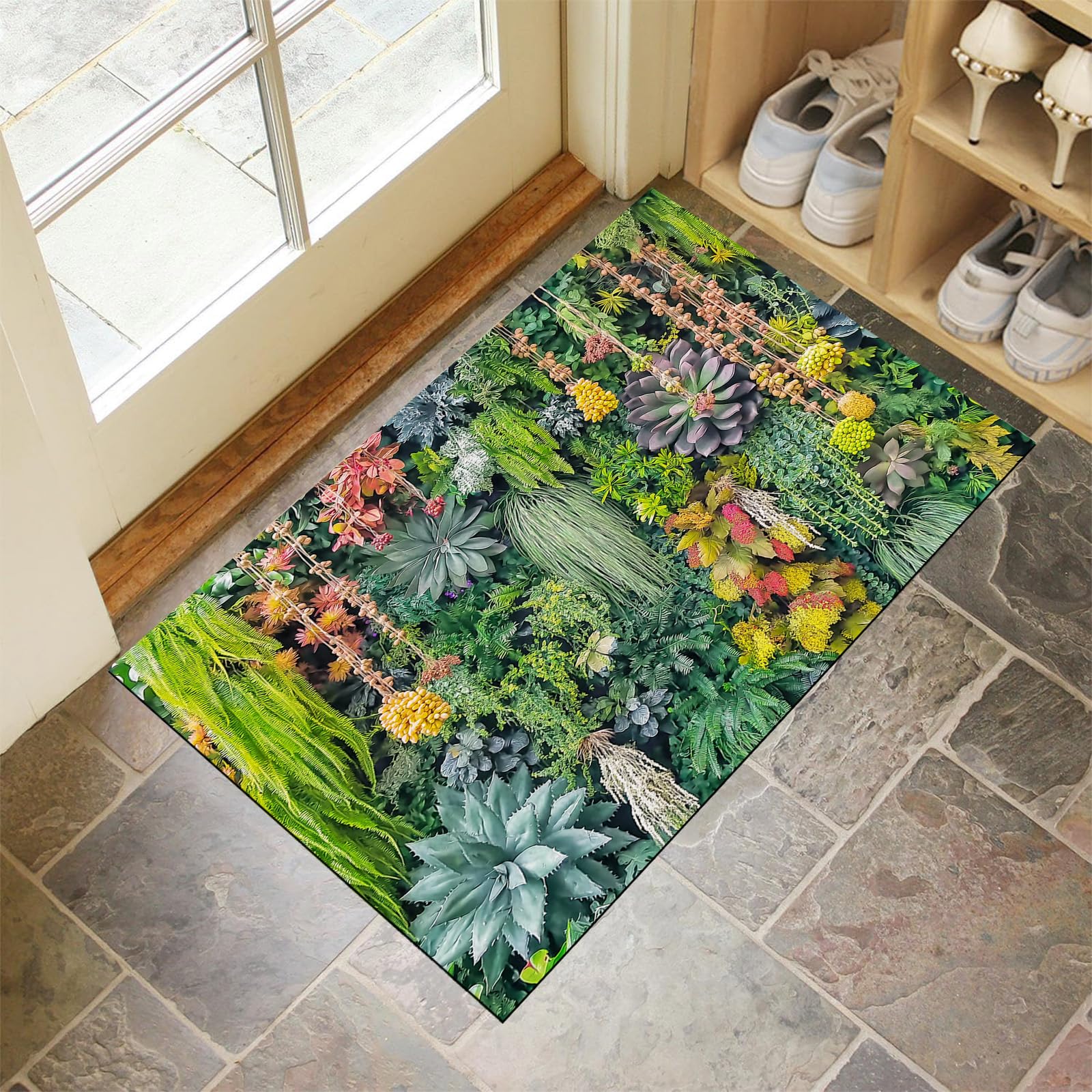 Tapis robuste antidérapant 80x120cm contre la saleté de la chambre