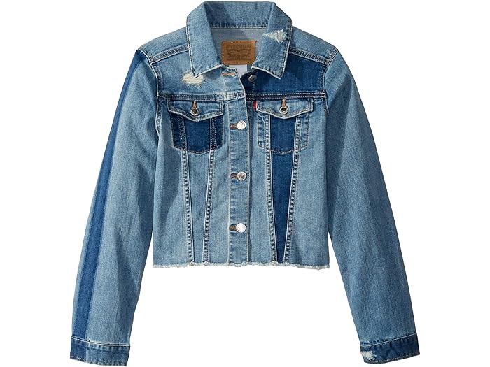 levis cropped trucker