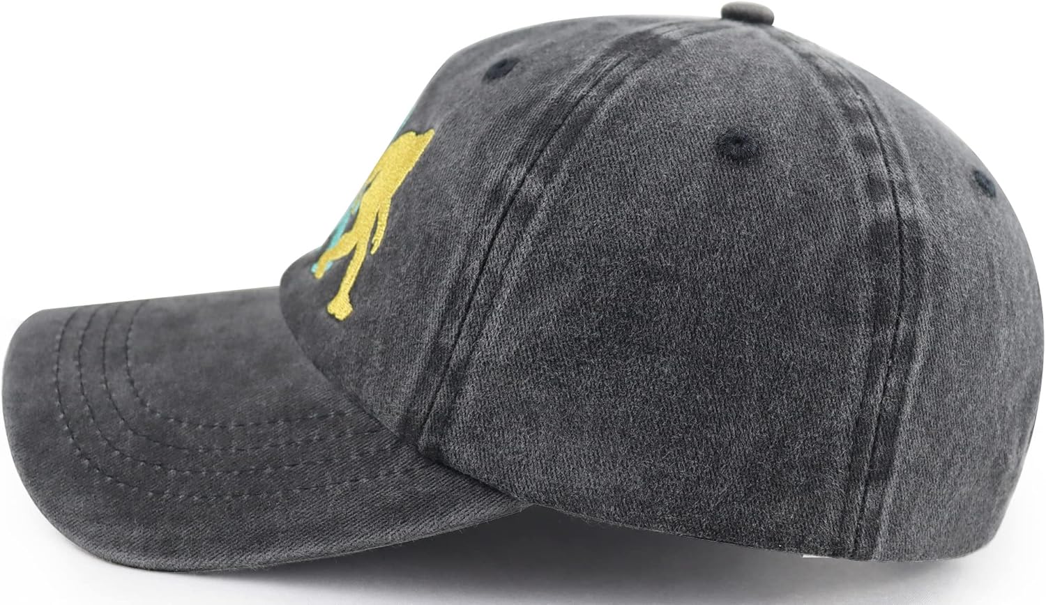 Bigfoot Believes in You Hat, Embroidered Adjustable Wash Retro Cotton Denim Big Foot Sasquatch Baseball Cap - Image 3