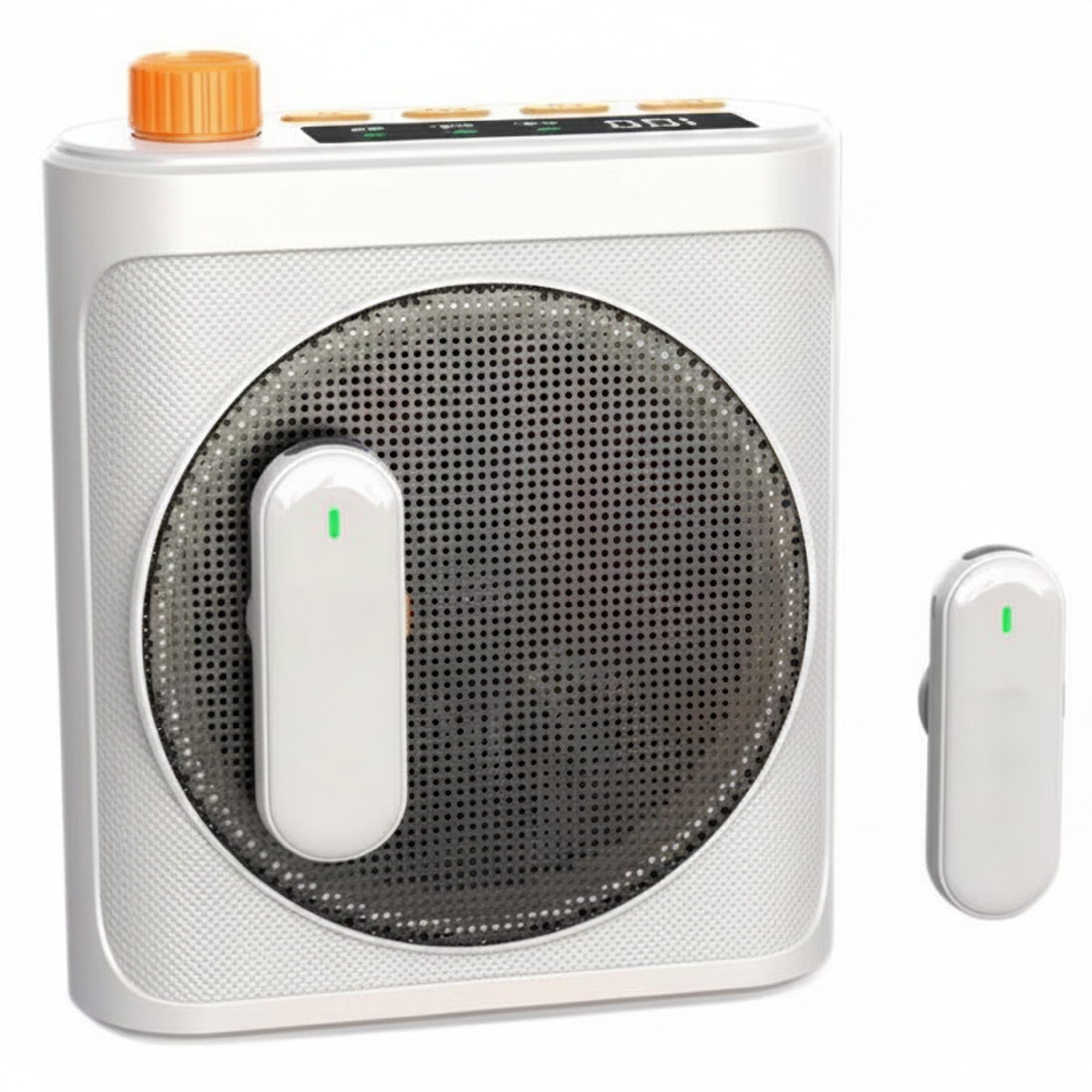 Amplificatore vocale per insegnanti amplificatore vocale wireless con doppio microfono suono portatile per insegnanti e aule - Bianco Per Wireless M
