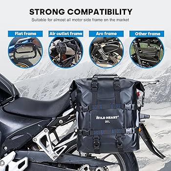 Amazon | WILD HEART バイクエッジバッグ ステンレスハンギング
