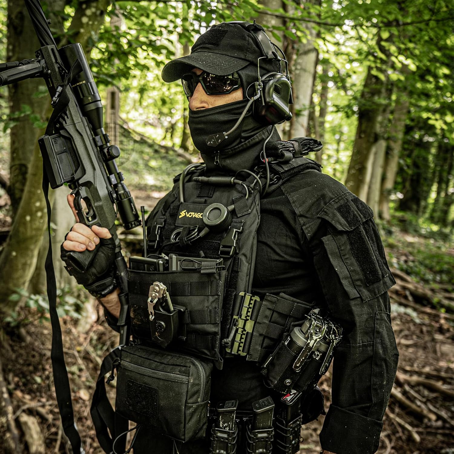 Outdoor Sports Quick Release Tactical Vest, Airsoft Vests for Paintball, Adjustable Breathable Lightweight Vest